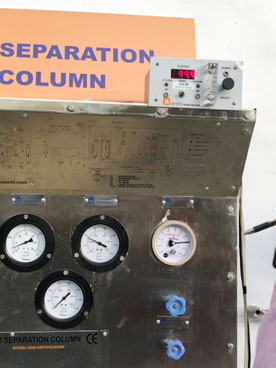 Cylinder filling by Liquid Oxygen Pump